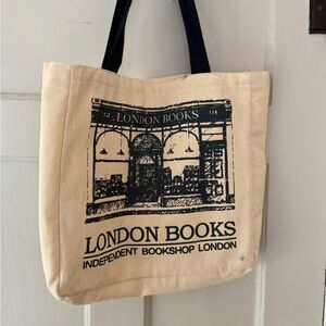London Books Canvas Tote Bag